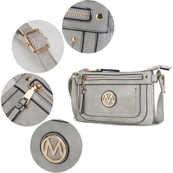 Crossbody Bag Vegan Leather Women Adjustable Strap Shoulder Purse for Everyday - Picture 7 of 8